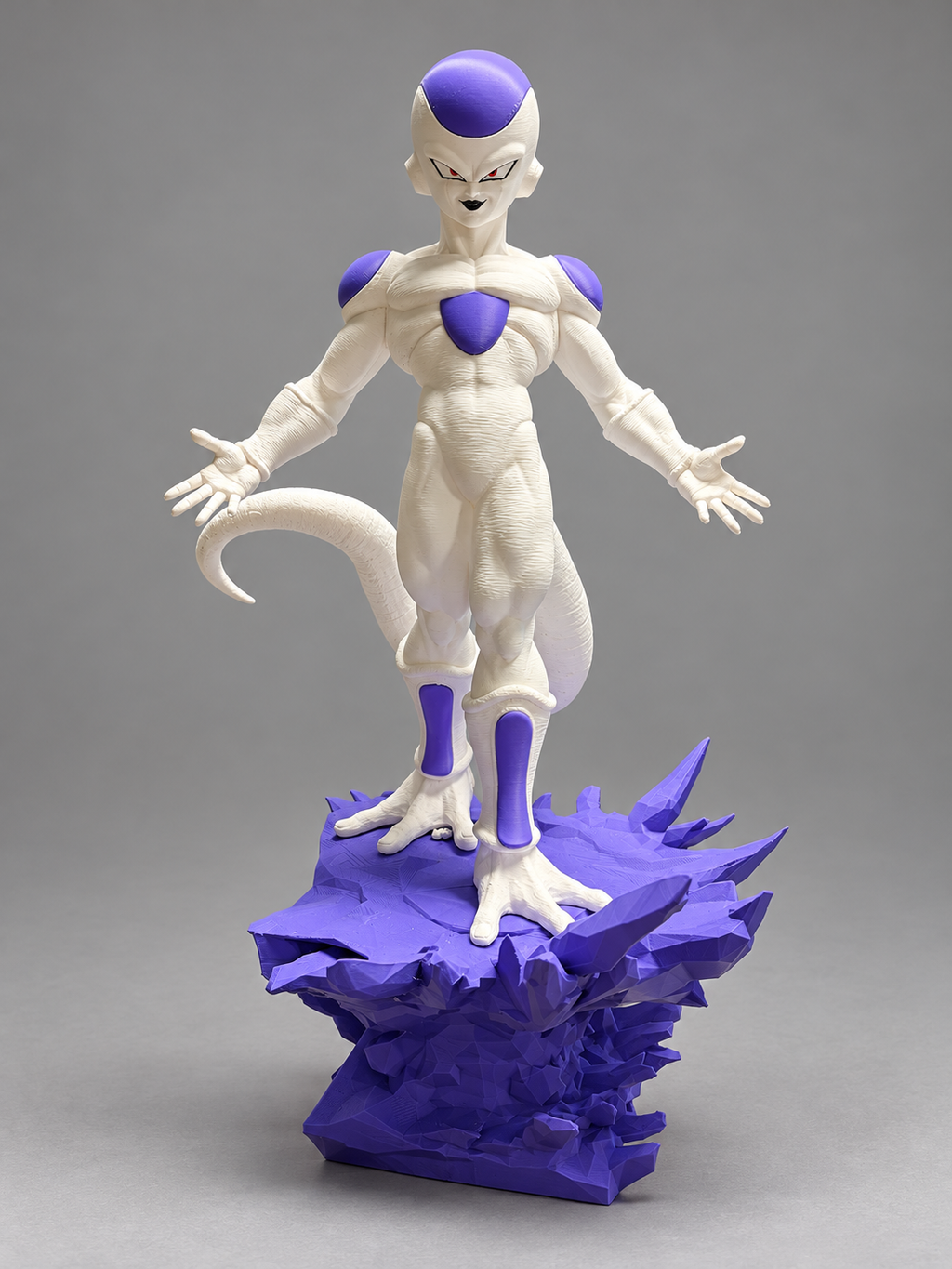 16 inch Frieza – Emperor of Fear, with purple display stand