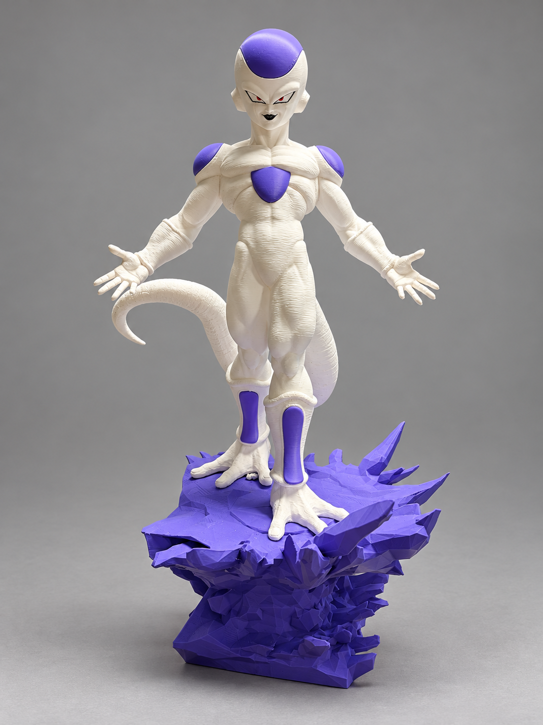 16 inch Frieza – Emperor of Fear, with purple display stand