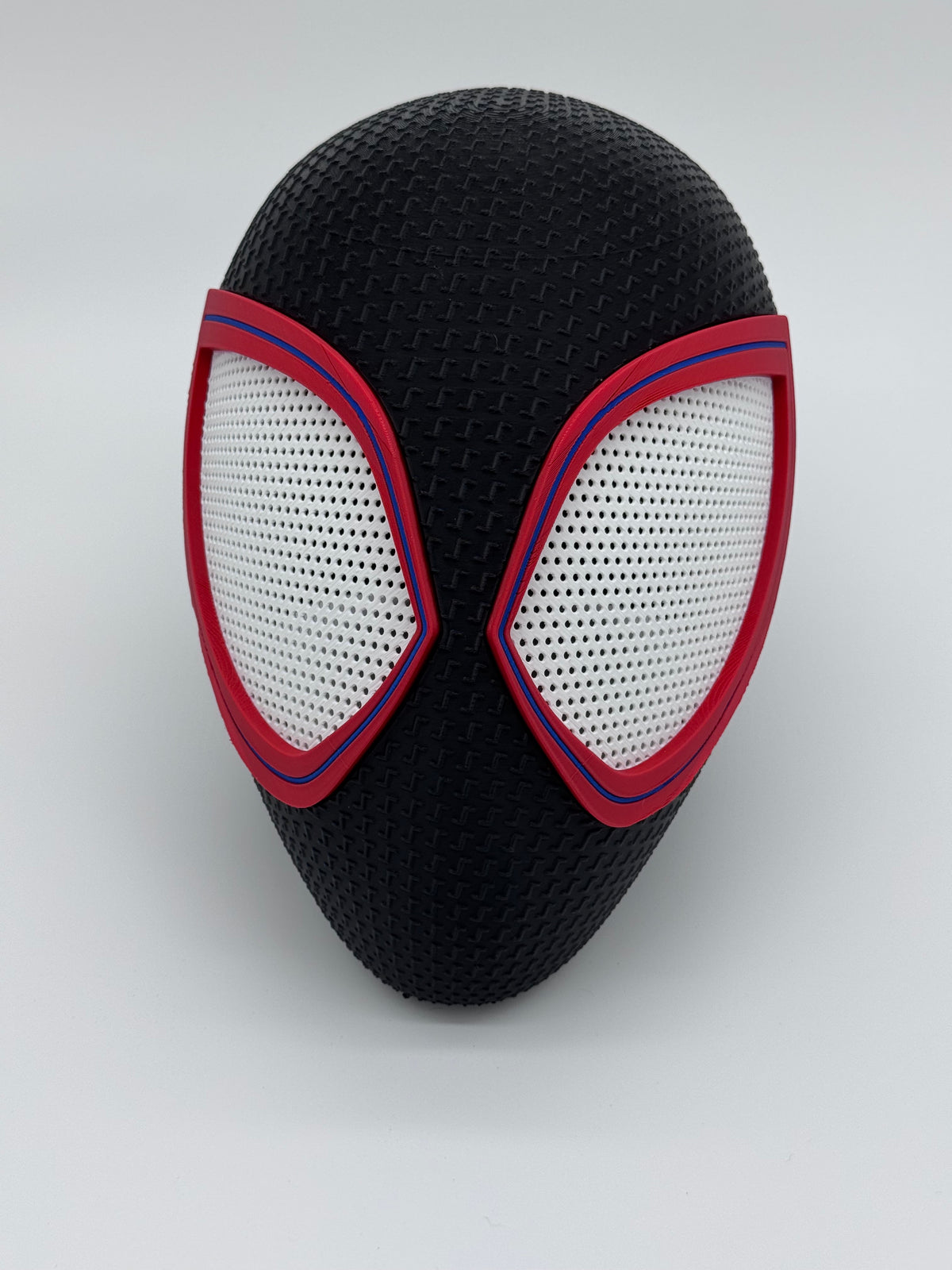 Miles Morales cosplay 3D printed mask