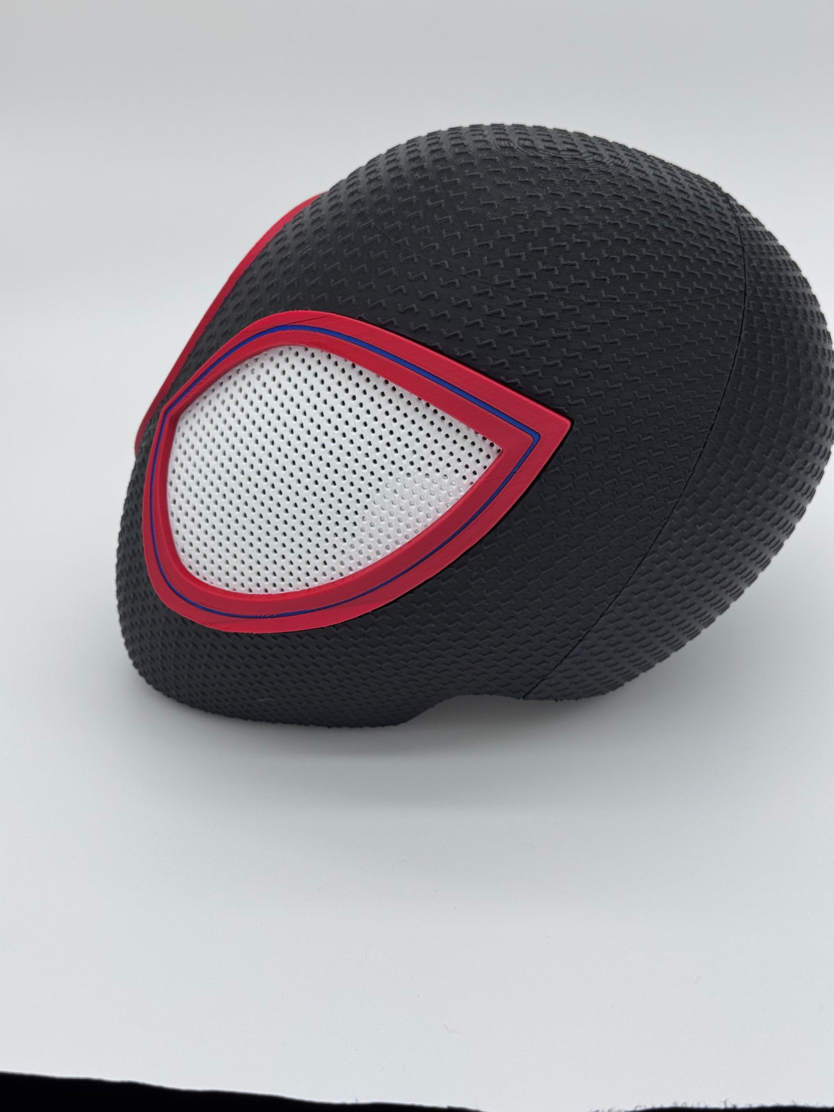 Miles Morales cosplay 3D printed mask