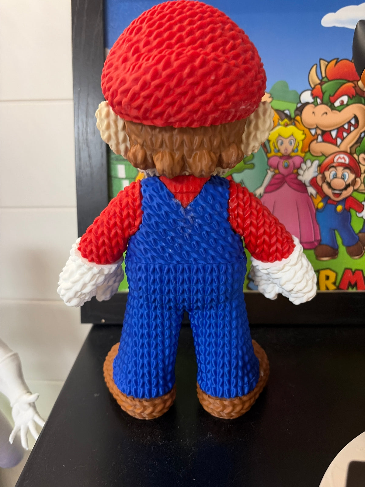 Mario bro. Crocheted look figure