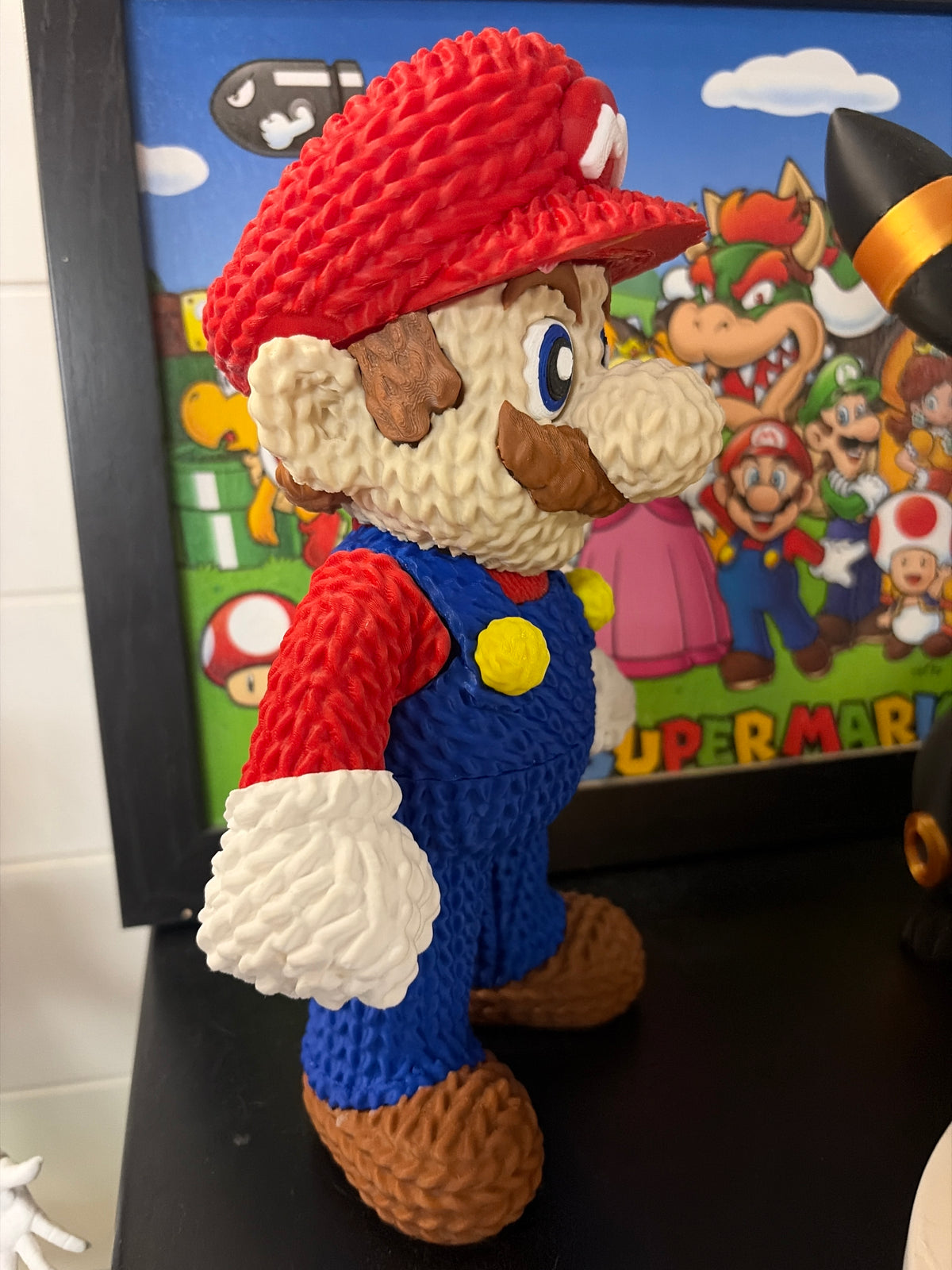 Mario bro. Crocheted look figure