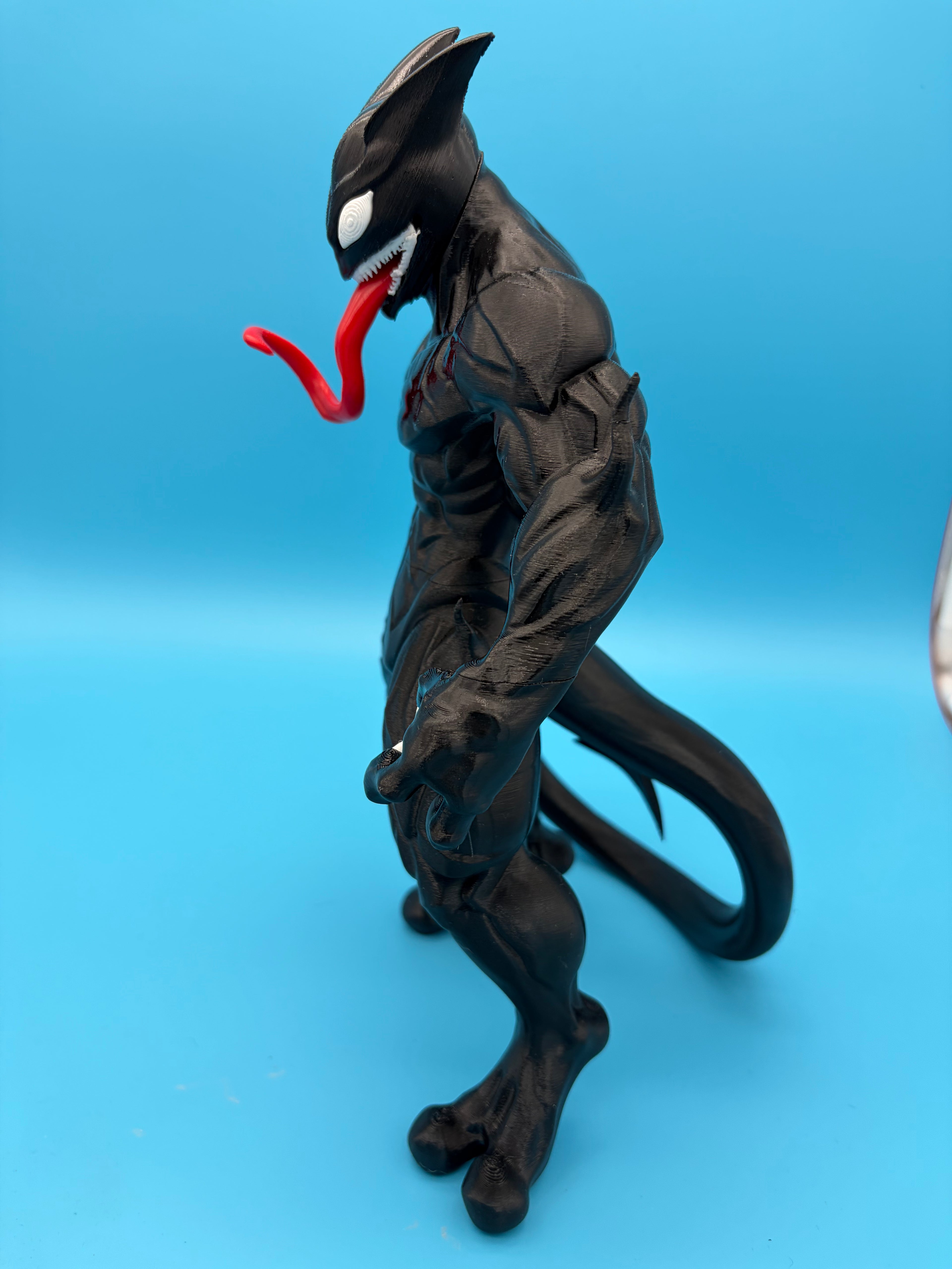 Venom × Mewtwo Fusion – 12-Inch 3D Printed Figure