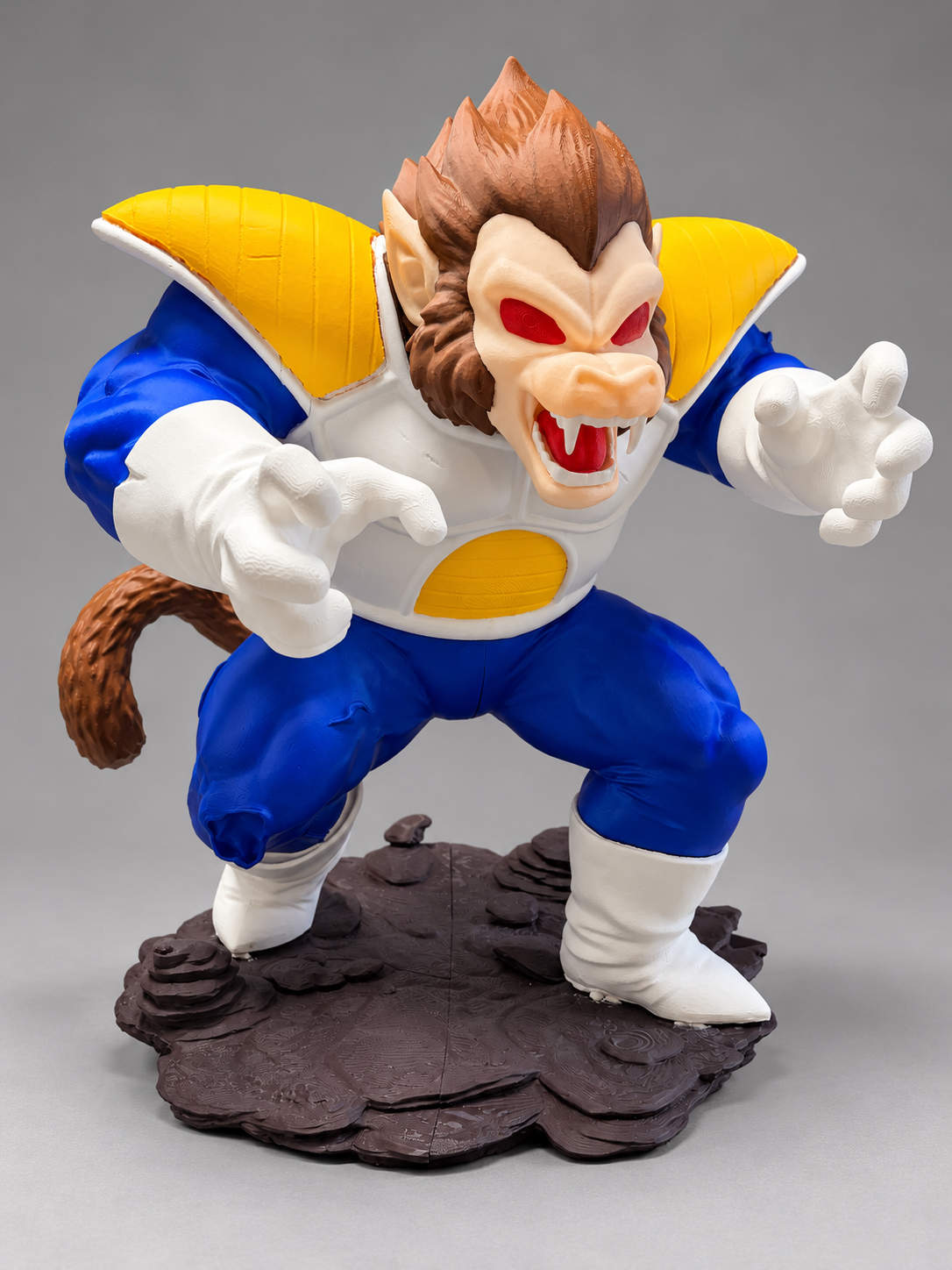 Great Ape Vegeta — 29-Inch 3D-Printed Display Statue