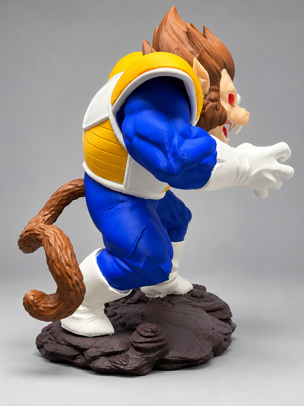 Great Ape Vegeta — 29-Inch 3D-Printed Display Statue