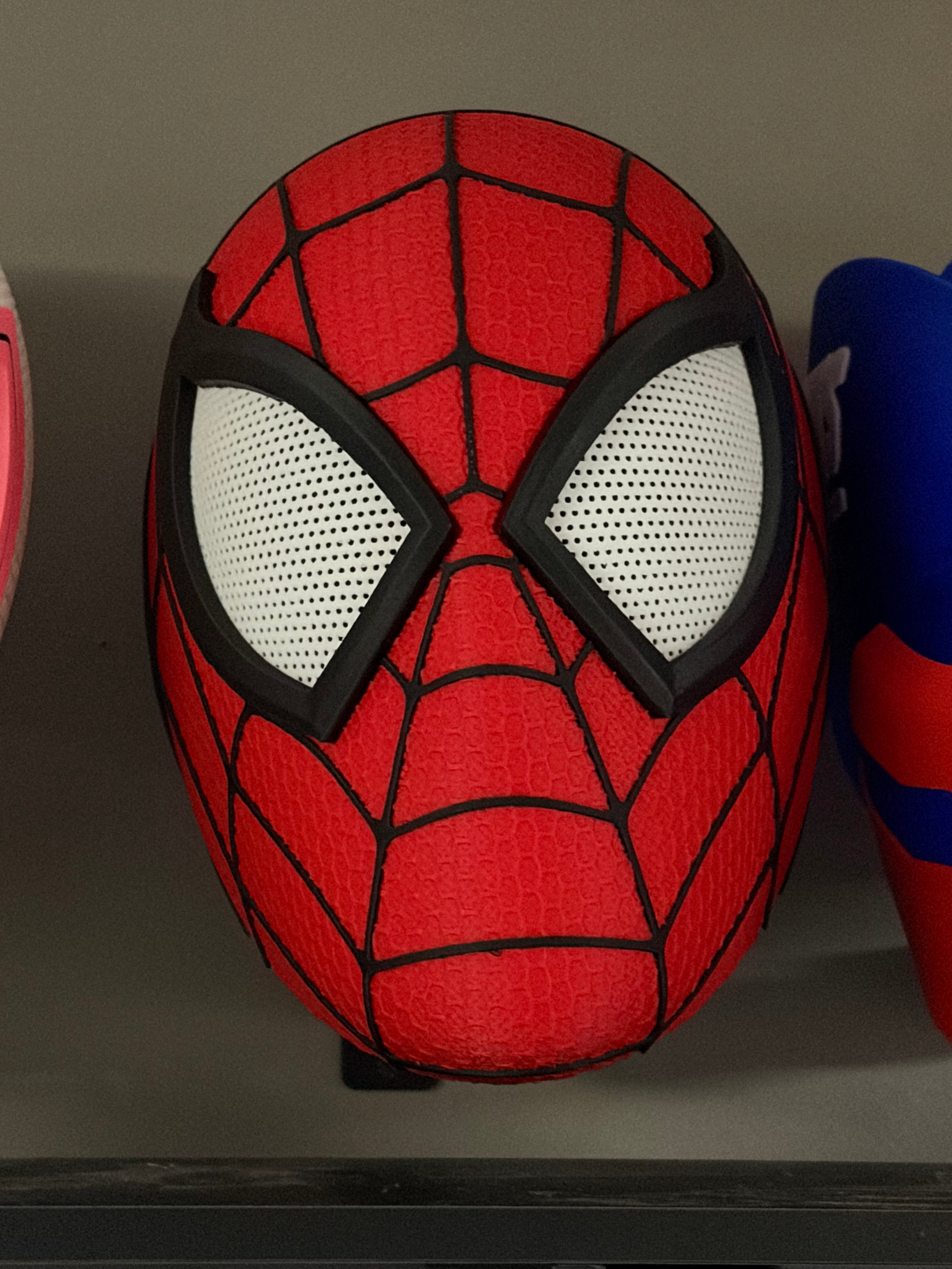 Spidey 3D printed mask wearable-cosplay collection