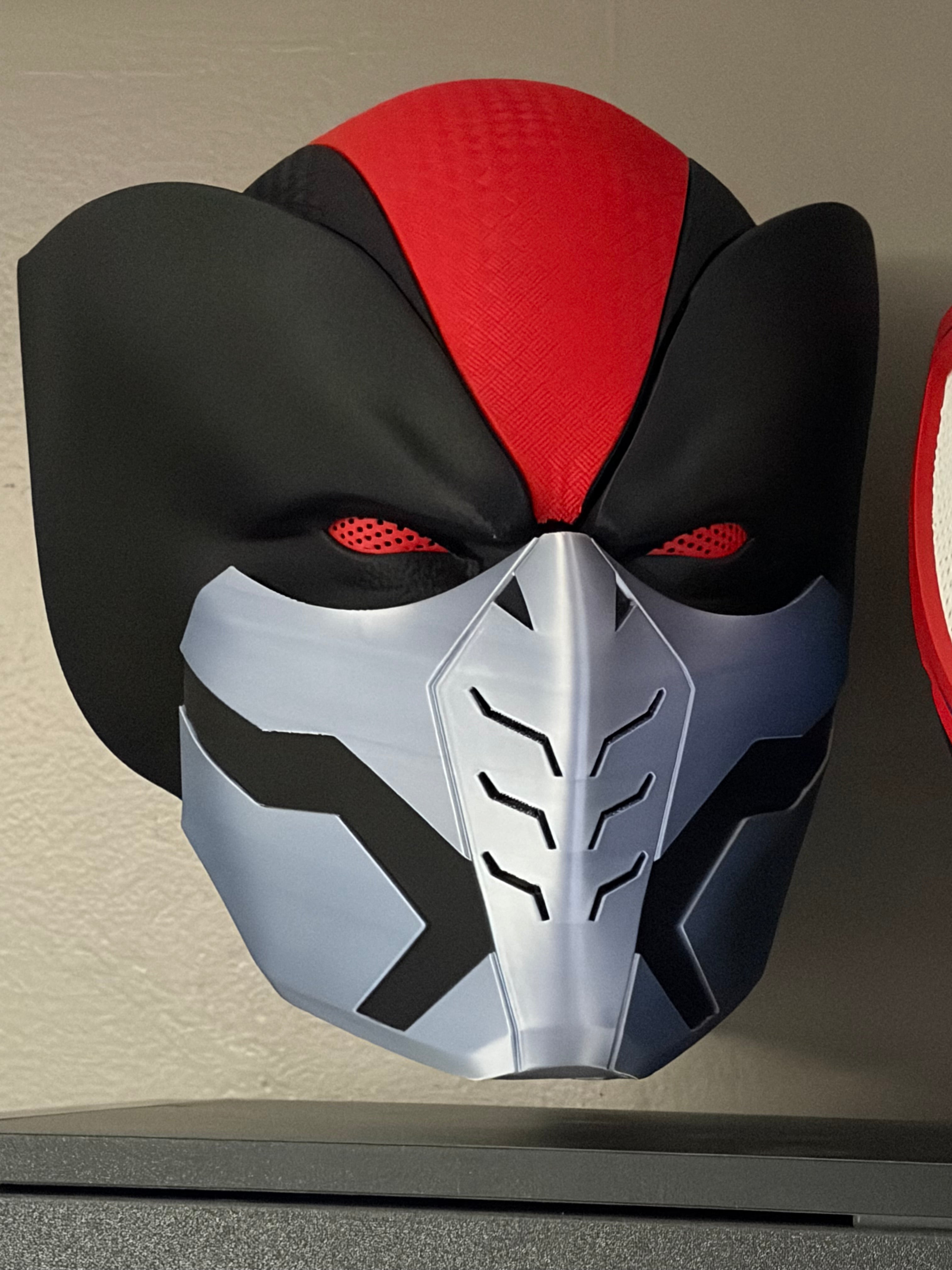Spidey 3D printed mask wearable-cosplay collection