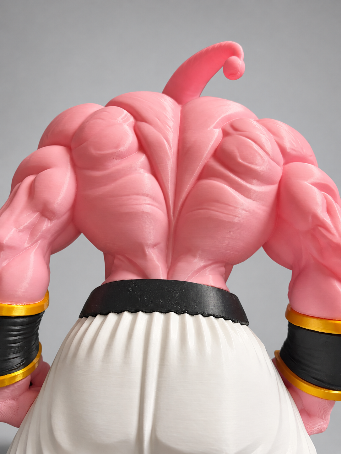 Realistic Buu figure back-detail