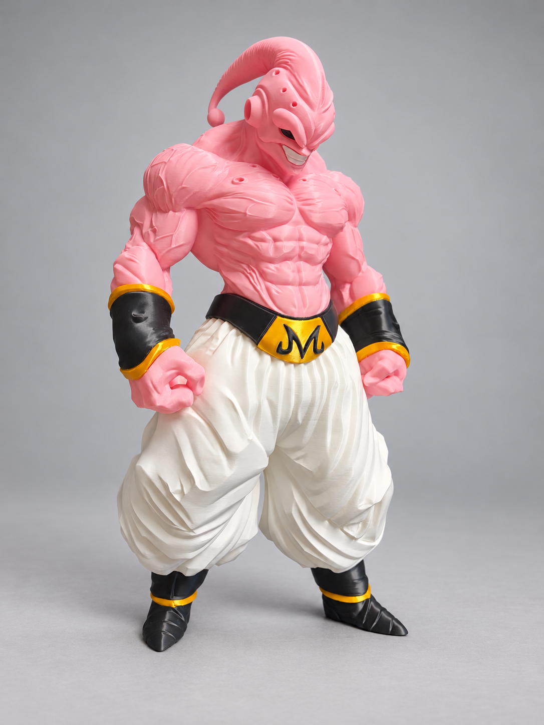 Realistic Buu figure, front view