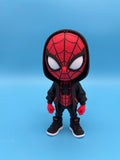 Front view of 6-inch hooded Spider-Man 3D-printed figure